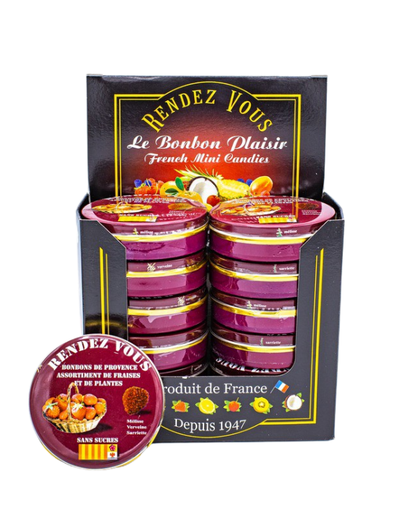 Coffret Rendez Vous Sans Sucre Fraise et Plantes de Provence x12