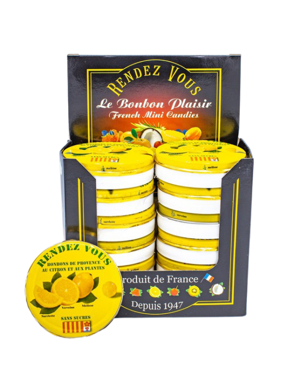 Coffret Rendez Vous Sans Sucre Citron et Plantes de Provence x12